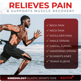 Ajuvia™ Advanced Professional Kinesiology Tape precut single roll - ws