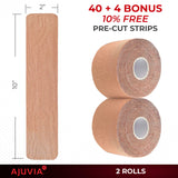 Ajuvia™ Advanced Professional Kinesiology Tape precut double rolls - ws