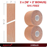 Ajuvia™ Advanced Professional Kinesiology Tape in uncut double rolls - rt