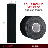 Ajuvia™ Advanced Professional Kinesiology Tape precut single roll - ws